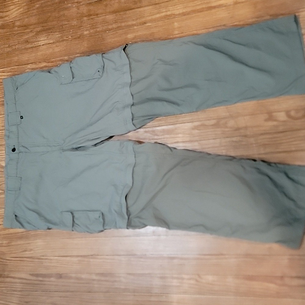 Men's Olive Cargo Pants zip offs boy scout of america